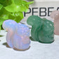 1.2 Mixed Crystal Squirrel Carvings Bulk WHolesale