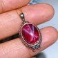 S925 Star Ruby Pendant Crystal Healing Bulk Wholesale