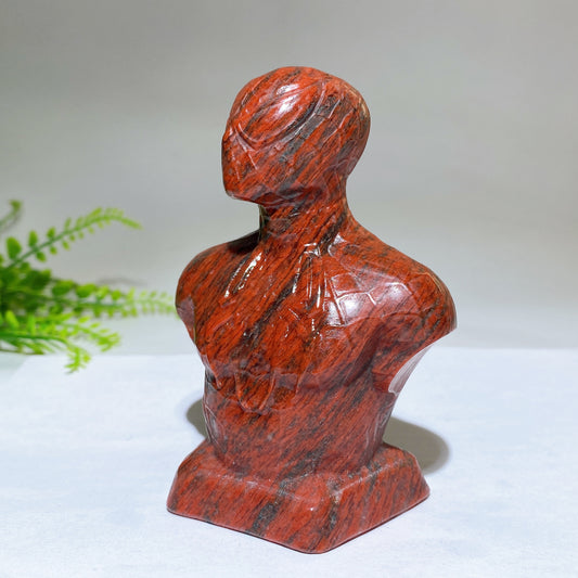 4.0" Natrual Sesame Stone Spiderman Crystal Healing Carving Bulk Wholesale