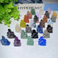 1.2" Mixed Crystal Mini Butterfly Fairy Carvings Bulk Wholesale