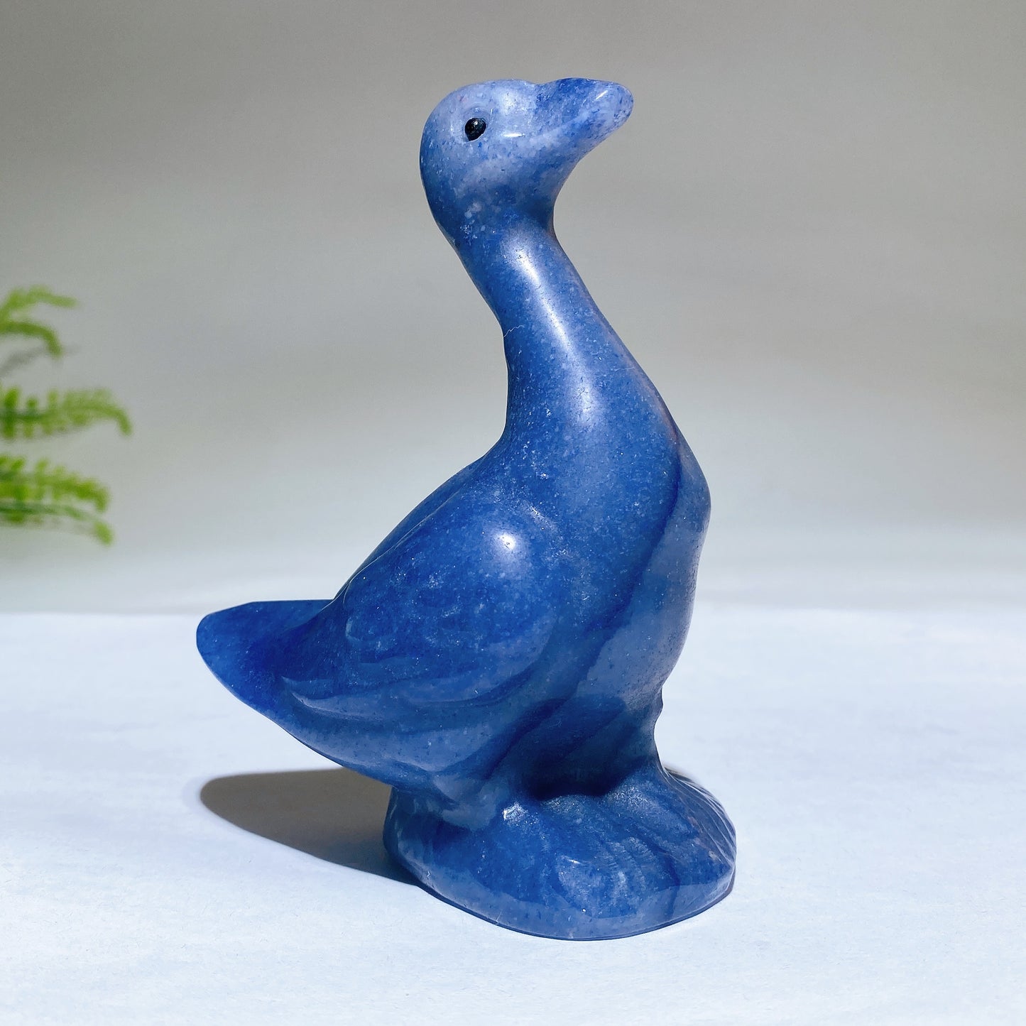 4.0" Natrual Crystal Goose Carving Healing Bulk Wholesale