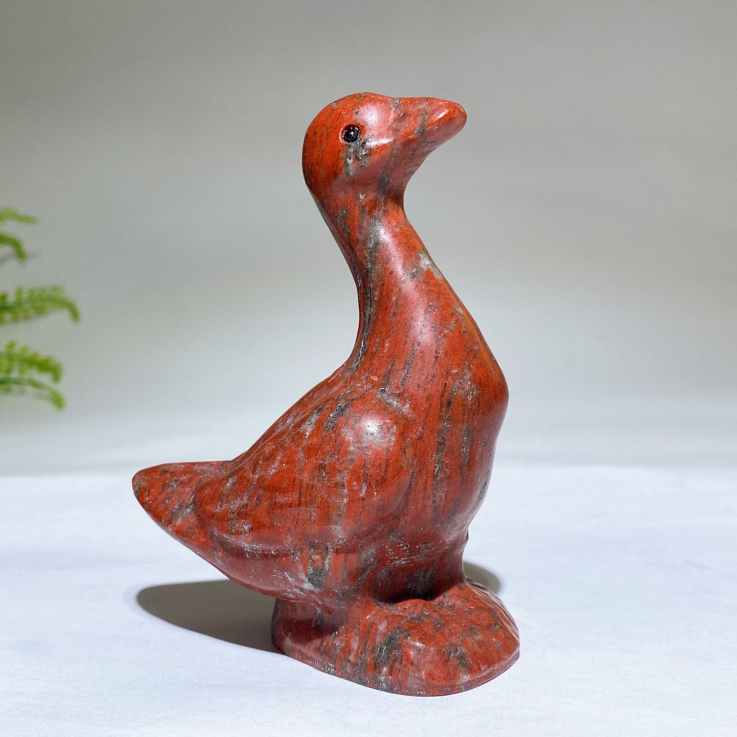 4.0" Natrual Crystal Goose Carving Healing Bulk Wholesale