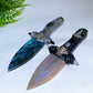 Natural Crystal Sword Carving with Resin Handle Crystal Healing Bulk Wholesale