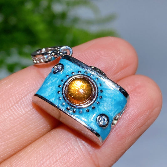 Crystal Camera Design Pendant Crystal Healing Bulk Wholesale