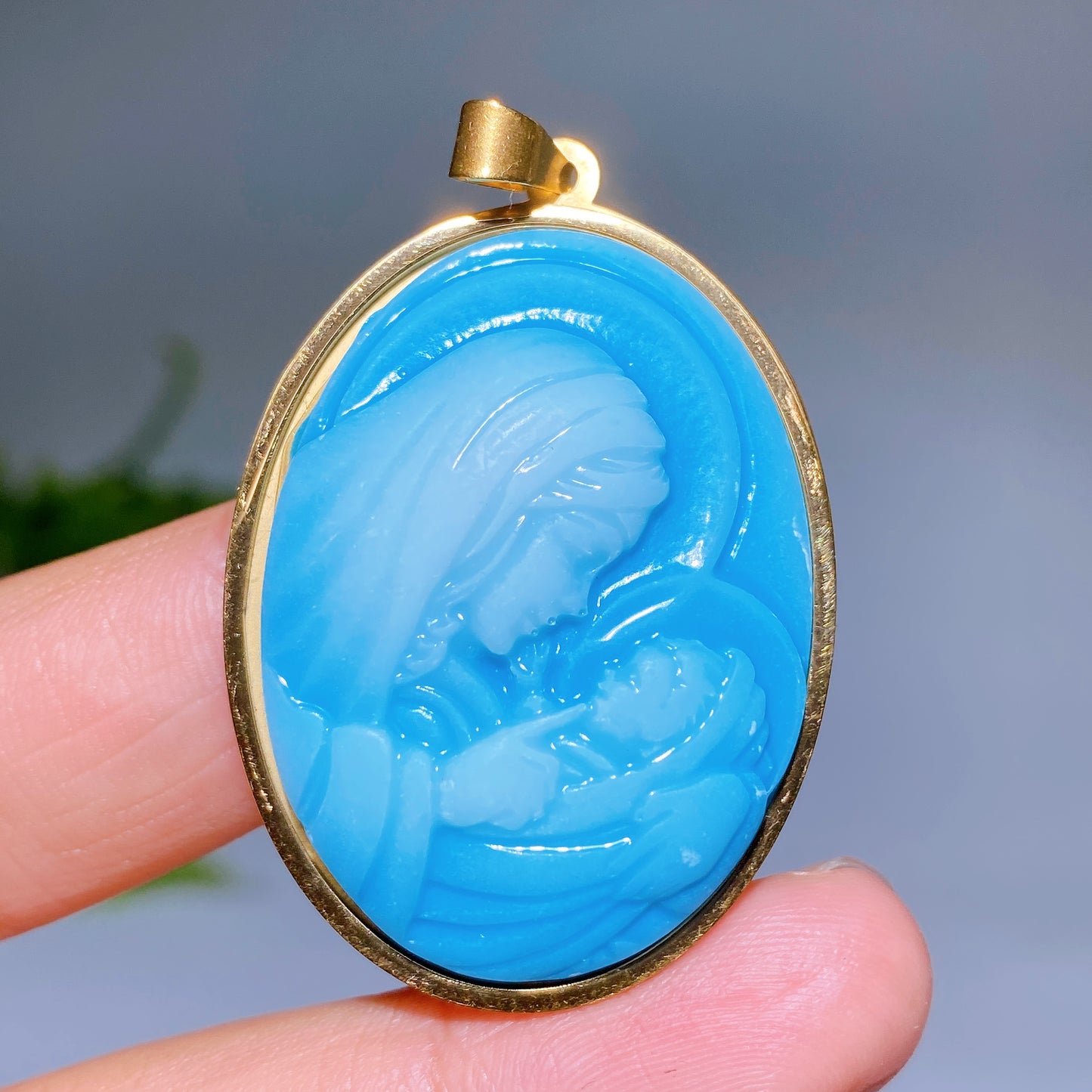 4cm Cameo Pendant Crystal Healing Bulk Wholesale