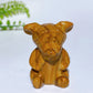 2.2" Natural Mixed Crystal Winnie Pooh Character Carving 6 Pieces Crystal Healing Bulk Wholesale