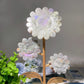 30cm Mixed Crystal Sun Flower Carvings with Stand Bulk Wholesale