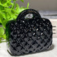 2.2" Black Obsidian Bag Carvings Bulk Wholesale