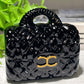 2.2" Black Obsidian Bag Carvings Bulk Wholesale