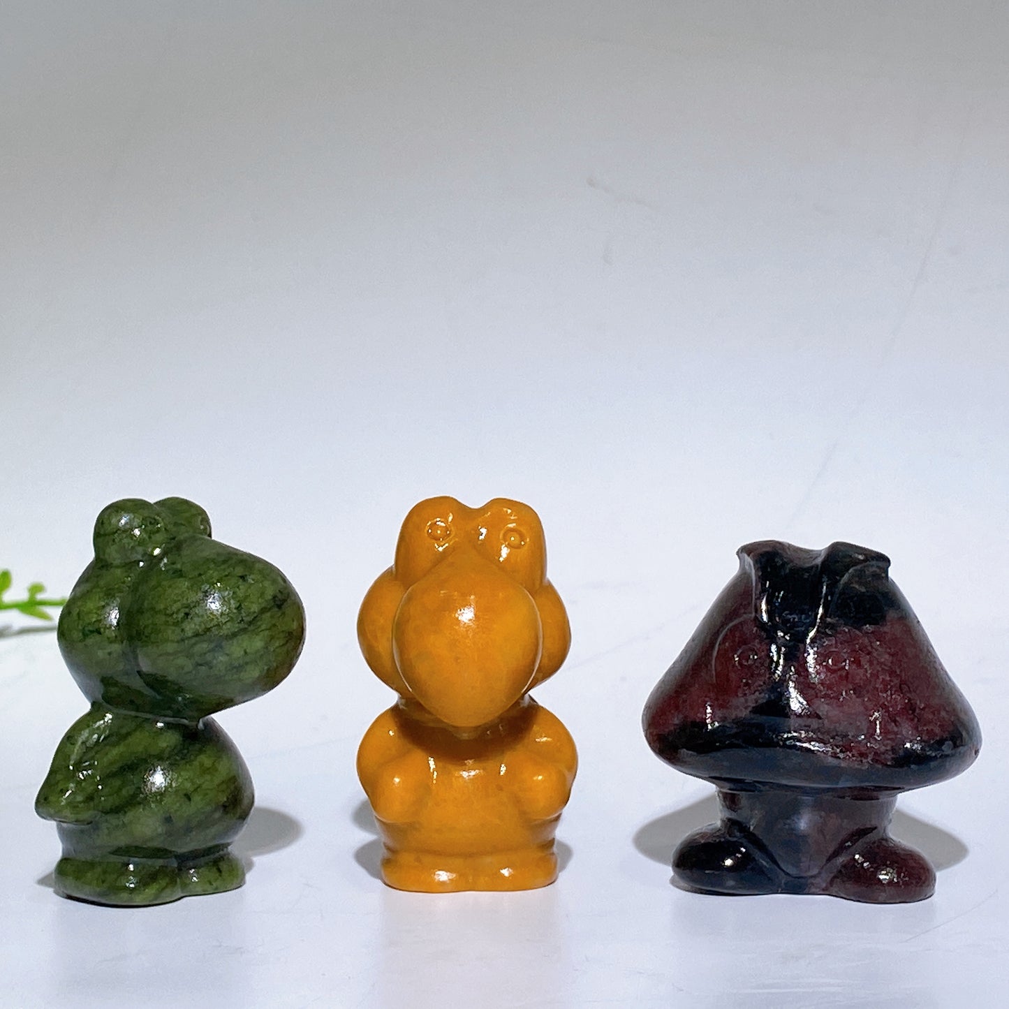 Natural Mixed Crystal Mario Character Carving 6 Pieces Crystal Healing Bulk Wholesale