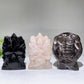 3.2" Natural Silver Obsidian Moonstone Slab Carving Crystal Healing Bulk Wholesale