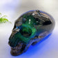 Large Unique Hand Carved Natural Volcanic Agate Skull Crystal Healing Bulk Wholesale
