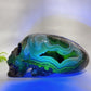 Large Unique Hand Carved Natural Volcanic Agate Skull Crystal Healing Bulk Wholesale