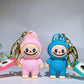 Resin Labubu Key Chain Crystal Healing Bulk Wholesale