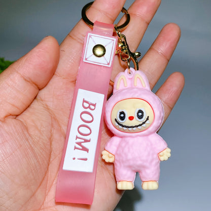 Resin Labubu Key Chain Crystal Healing Bulk Wholesale