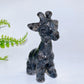 3.1" Natural Crystal Giraffe Carving Crystal Healing Bulk Wholesale