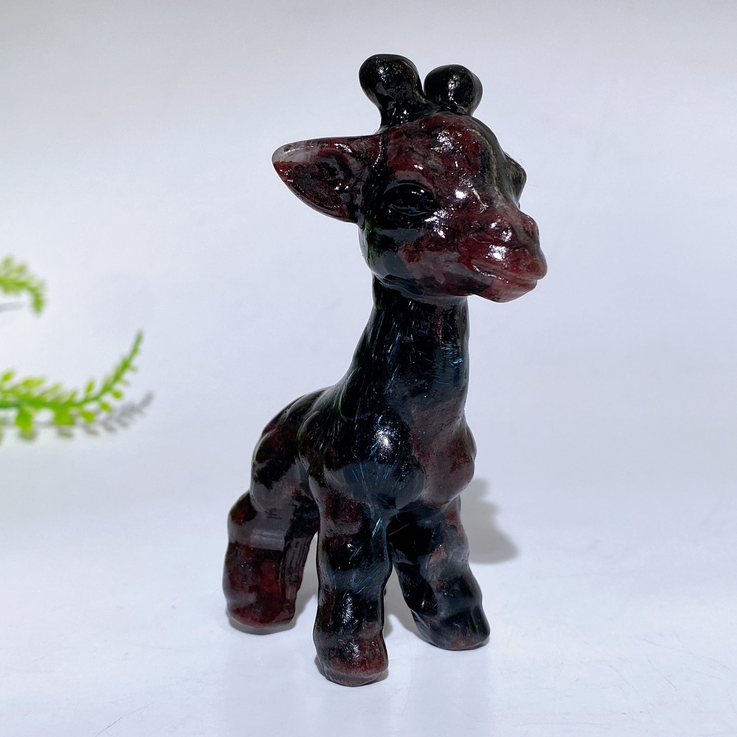 3.1" Natural Crystal Giraffe Carving Crystal Healing Bulk Wholesale