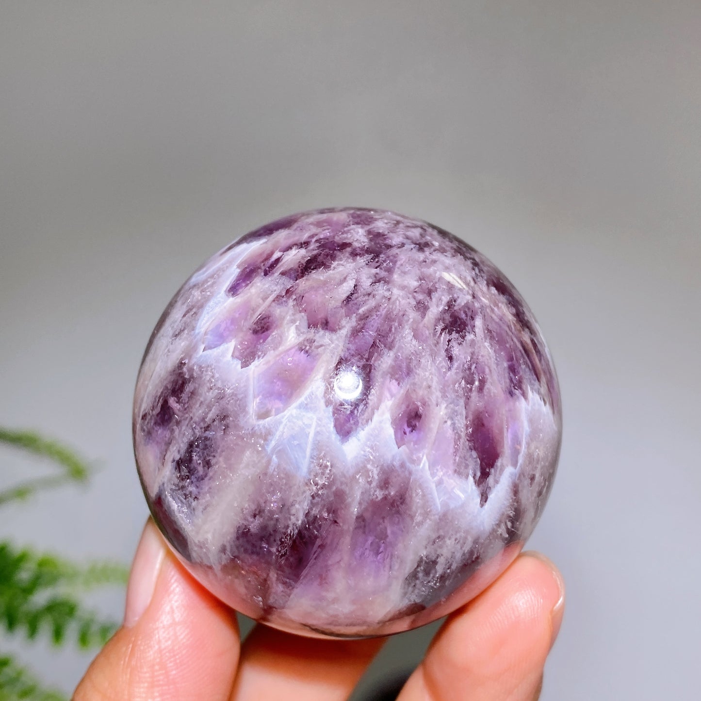 1.8"-2.5" Iris Amethyst Sphere Crystal Healin Bulk Wholesale