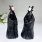 4.6" Black Obsidian Maleficent Carving Crystal Healing Bulk Wholesale