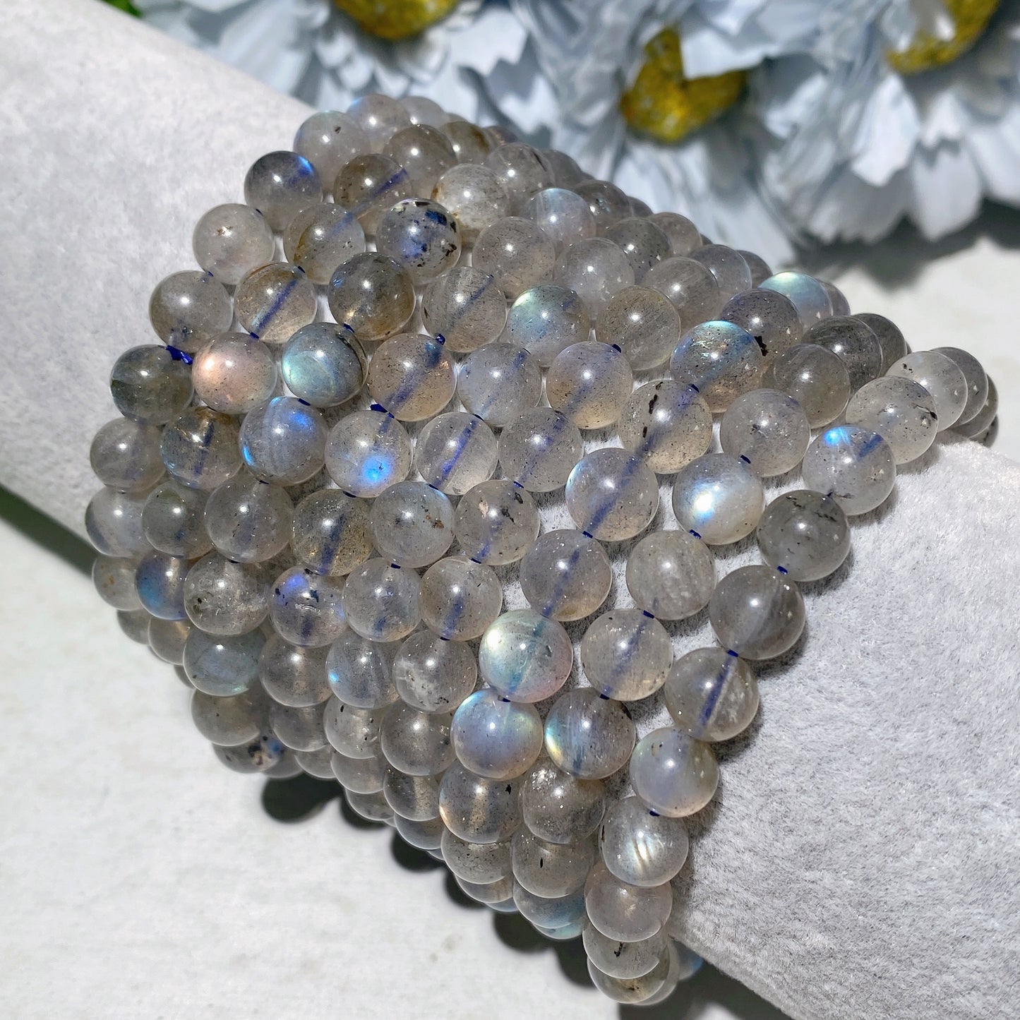 7-7.5mm Labradorite Bracelet Bulk Wholesale
