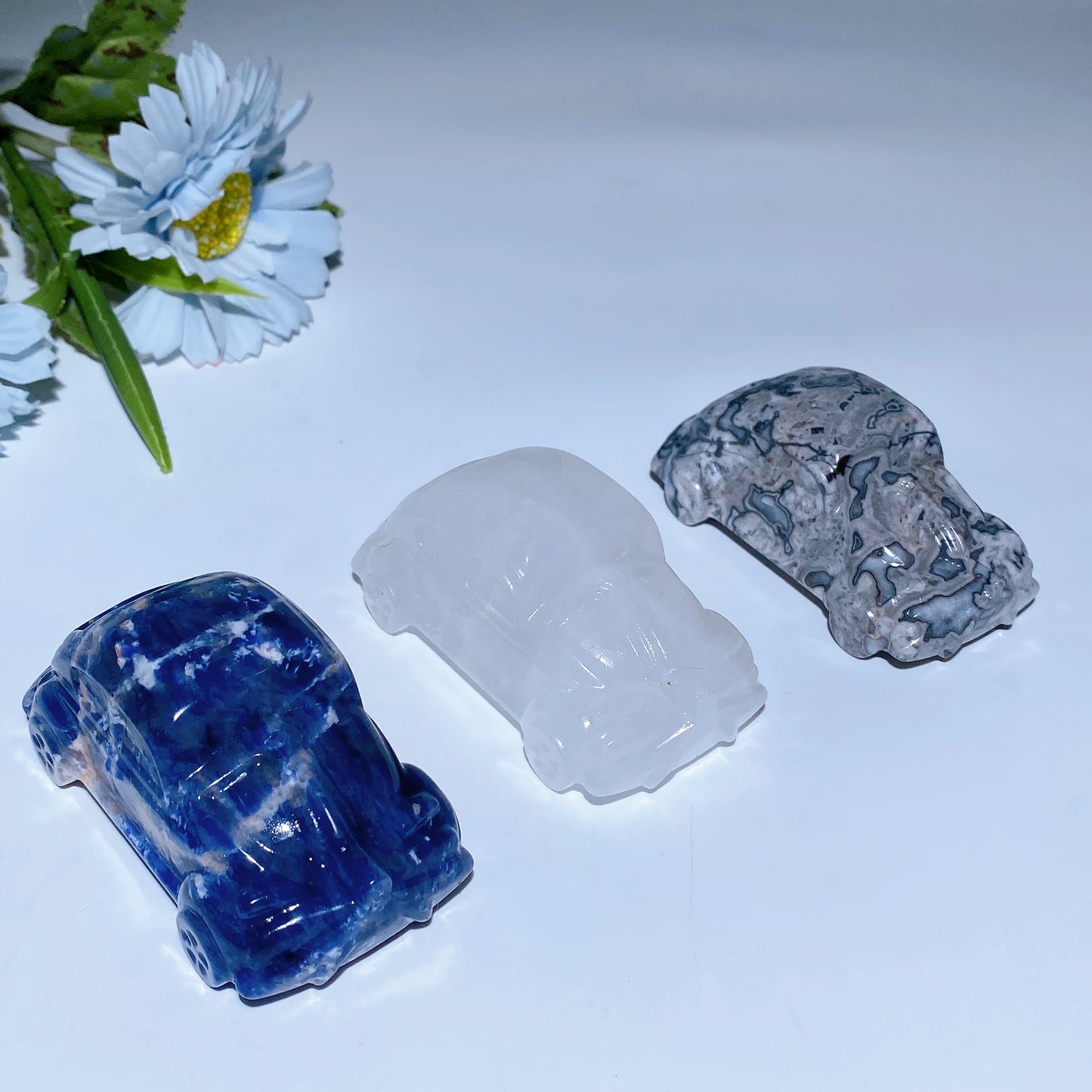 3.1" Crystal Car Carving Crystal Healing Bulk Wholesale
