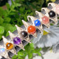Mixed Crystal Adjustable Ring Bulk Wholesale