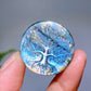 1.2" Natural Labradorite Life Tree Round Slab Crystal Healing Bulk Wholesale