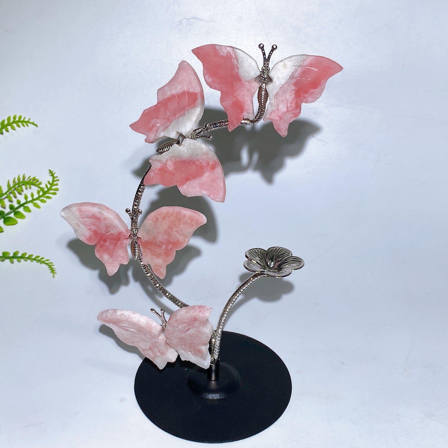 21cm Natrual Butterflies Sphere Holder Crystal Healing Bulk Wholesale