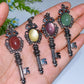 Silver Crystal Key Pendant Crystal Healing Bulk Wholesale