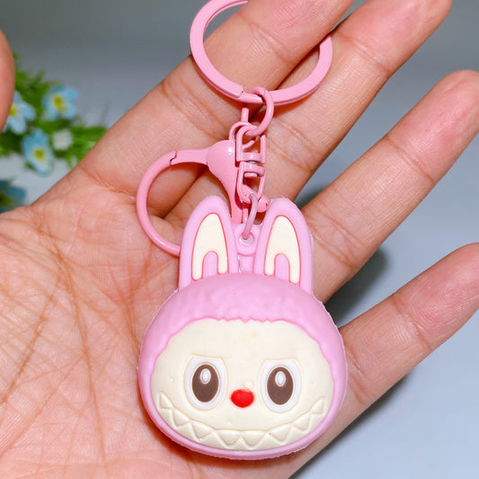 Resin Labubu Key Chain Crystal healing Bulk Wholesale