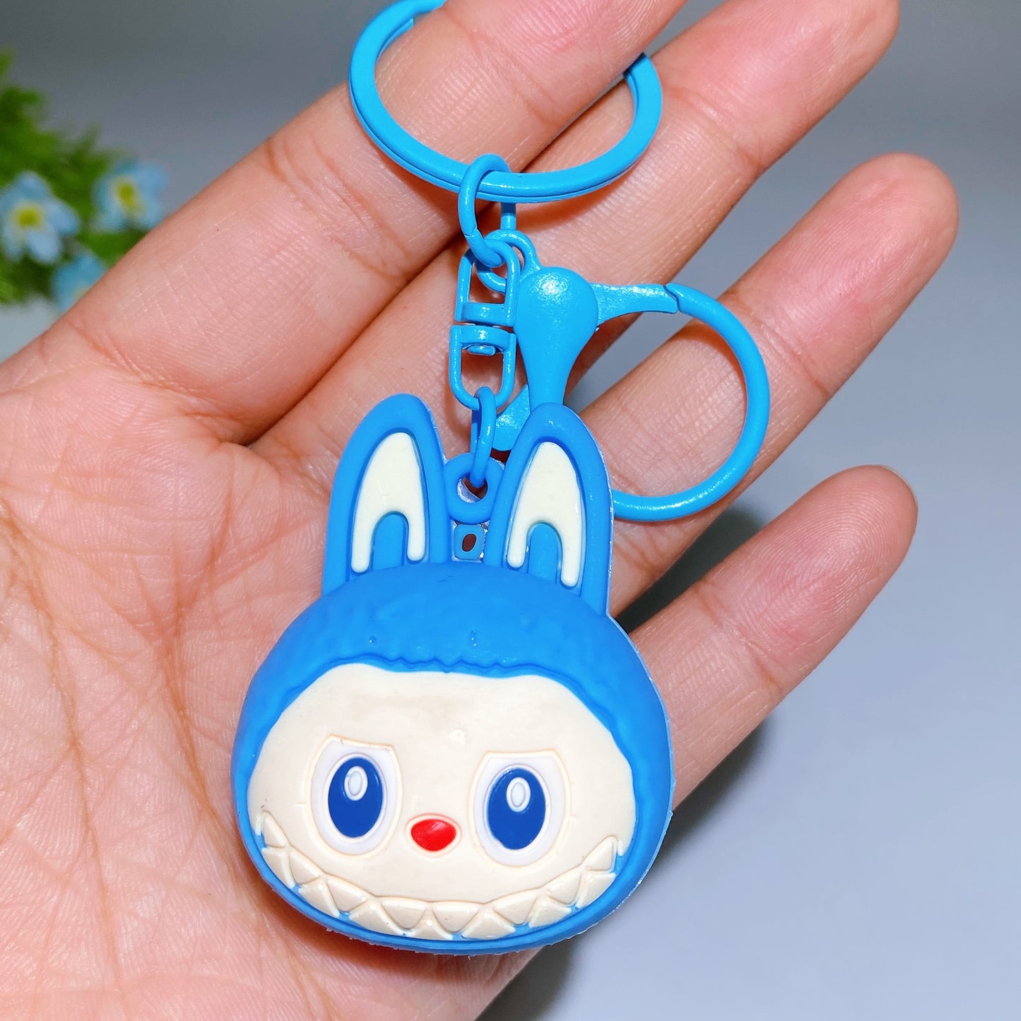 Resin Labubu Key Chain Crystal healing Bulk Wholesale