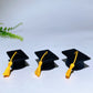 4cm Natural Black Obsidian Trencher Cap Carving Crystal Healing Bulk Wholesale