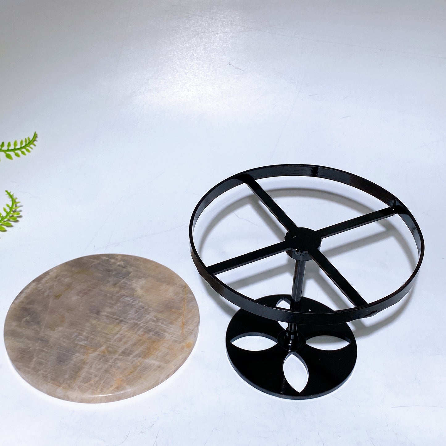 4.6"-5.0" Natural Table with Metal Holder Crystal Healing Bulk Wholesale