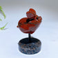 1.6" Natural Crystal Pig Carving with Spring Yooperlite Base Crystal Healing Bulk Wholesale