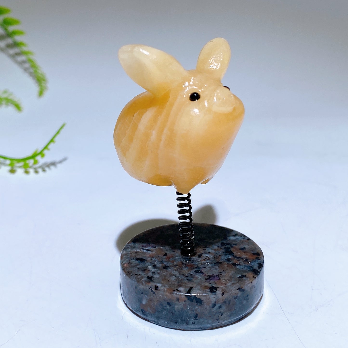 1.6" Natural Crystal Pig Carving with Spring Yooperlite Base Crystal Healing Bulk Wholesale
