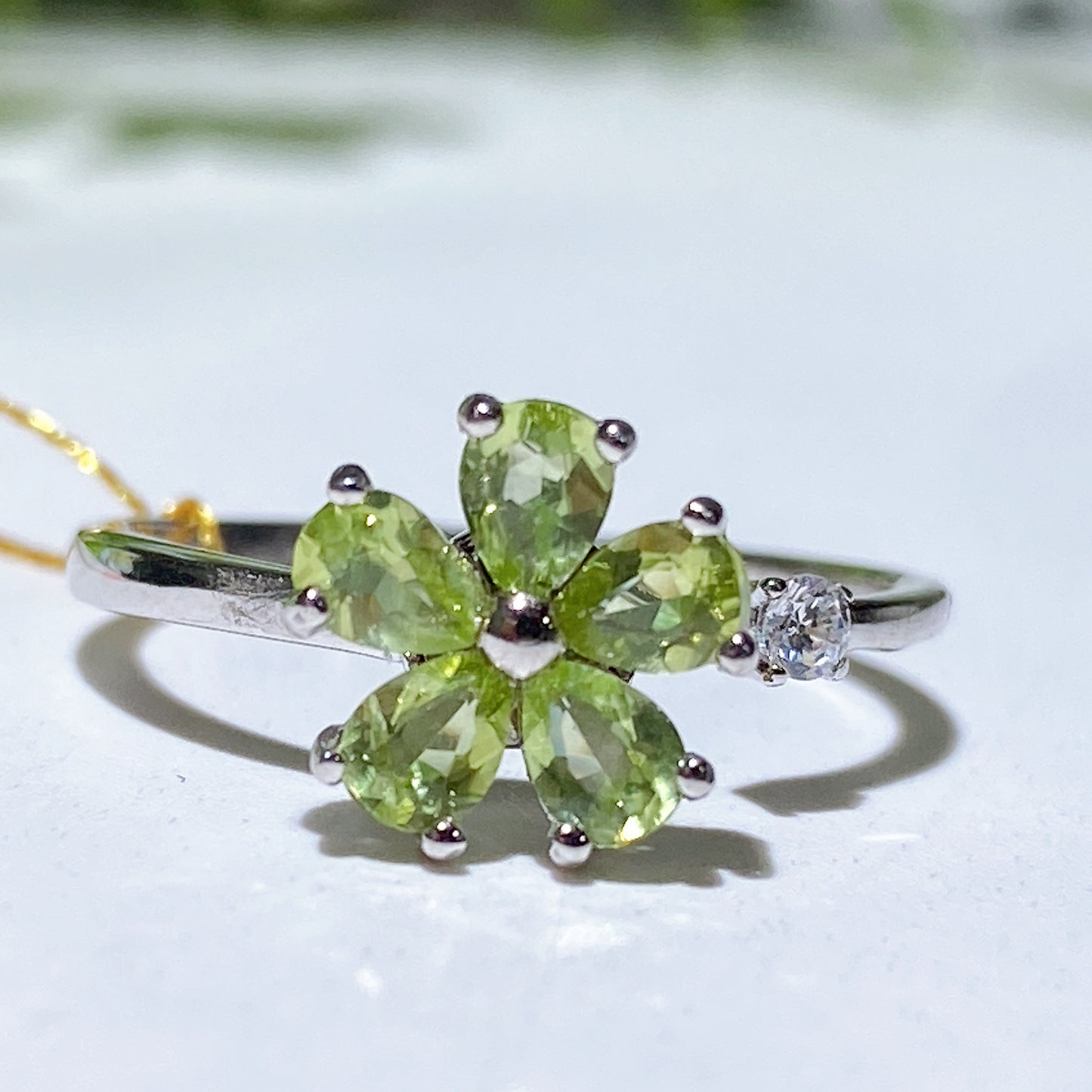 S925 Crystal Ring Crystal Healing Bulk Wholesale