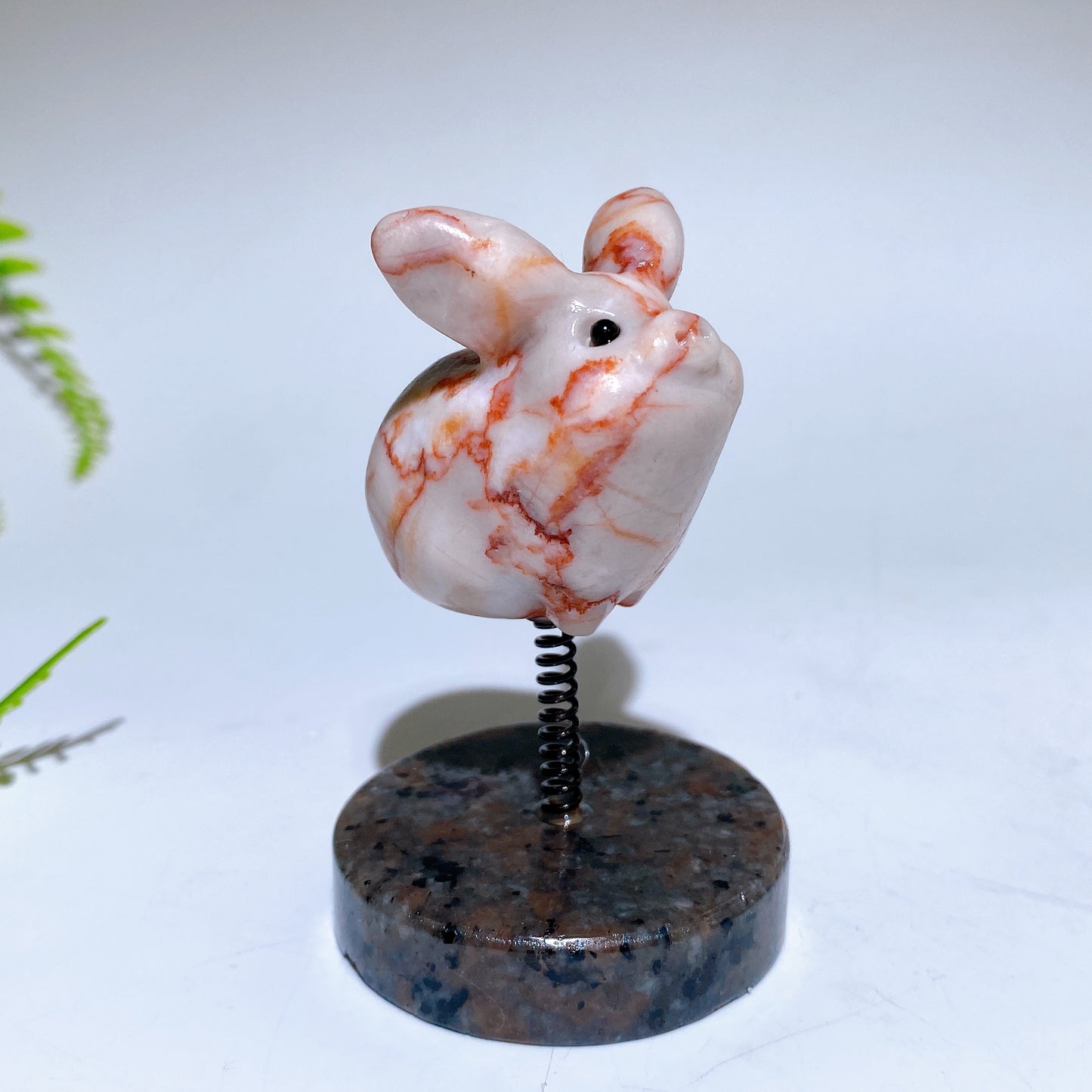 1.6" Natural Crystal Pig Carving with Spring Yooperlite Base Crystal Healing Bulk Wholesale