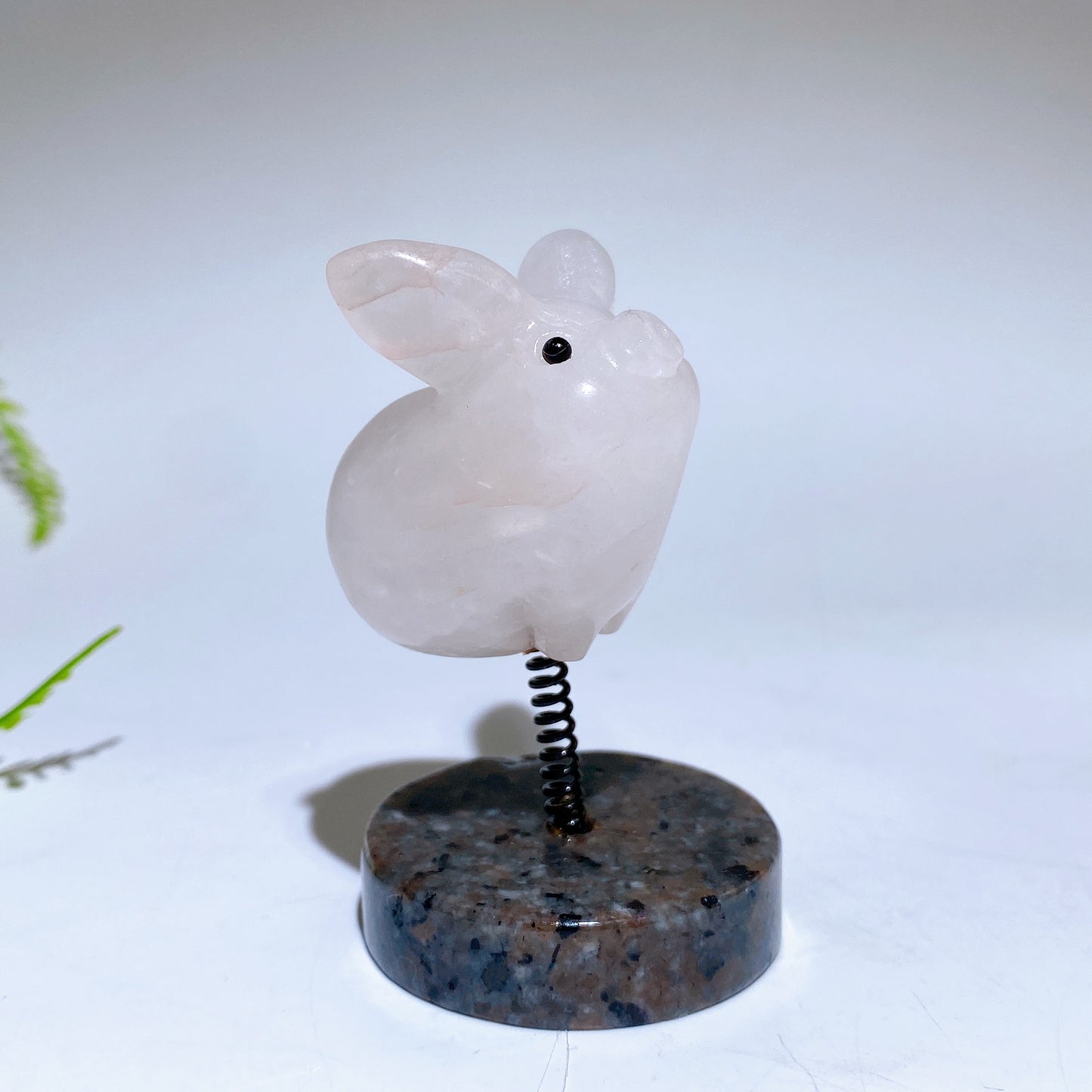 1.6" Natural Crystal Pig Carving with Spring Yooperlite Base Crystal Healing Bulk Wholesale