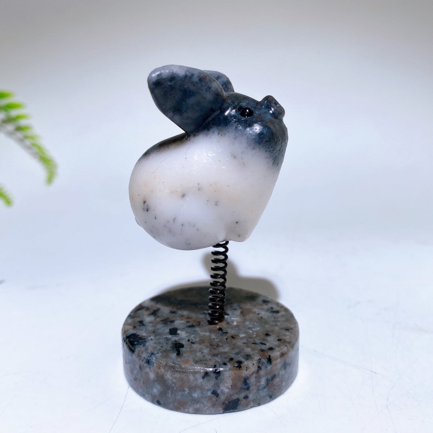 1.6" Natural Crystal Pig Carving with Spring Yooperlite Base Crystal Healing Bulk Wholesale