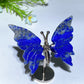 Crystal Butterfly with Fixed Metal Stand Crystal Healing Bulk Wholesale
