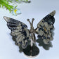 Crystal Butterfly with Fixed Metal Stand Crystal Healing Bulk Wholesale