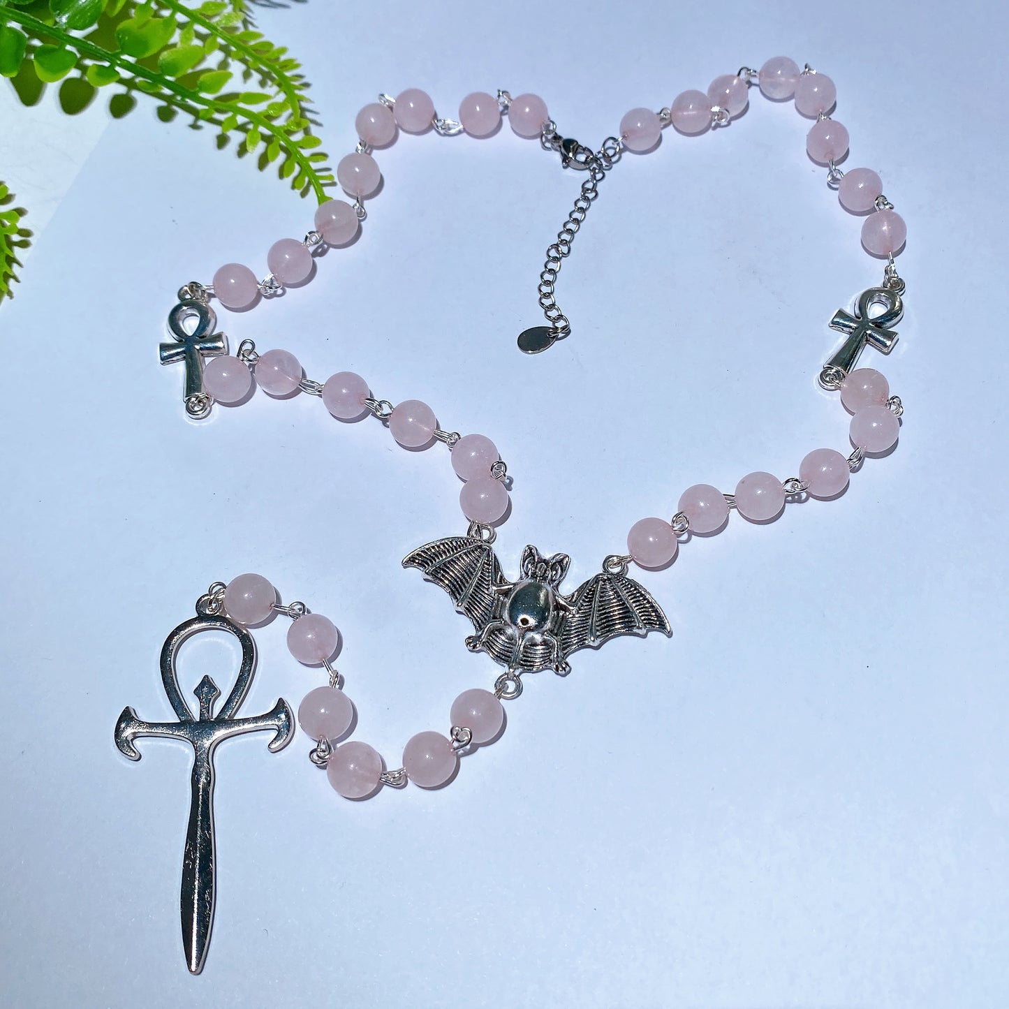 8mm Rose Quartz Rosary Crystal Healing Bulk Wholesale