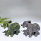 3.4" Hand Carved Natural Serpentine Yooperlite Elephant Crystal Healing Bulk Wholesale