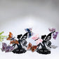 14cm Mixed Natural Crystal Fairy Butterfly Stand Crystal Healing Bulk Wholesale