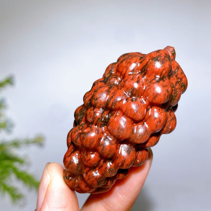 2.4" Natural Crystal Grapes Fruit Carving Crystal Healing Bulk Wholesale