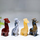 2.4" Natural Crystal Giraffe Carving Crystal Healing Bulk Wholesale