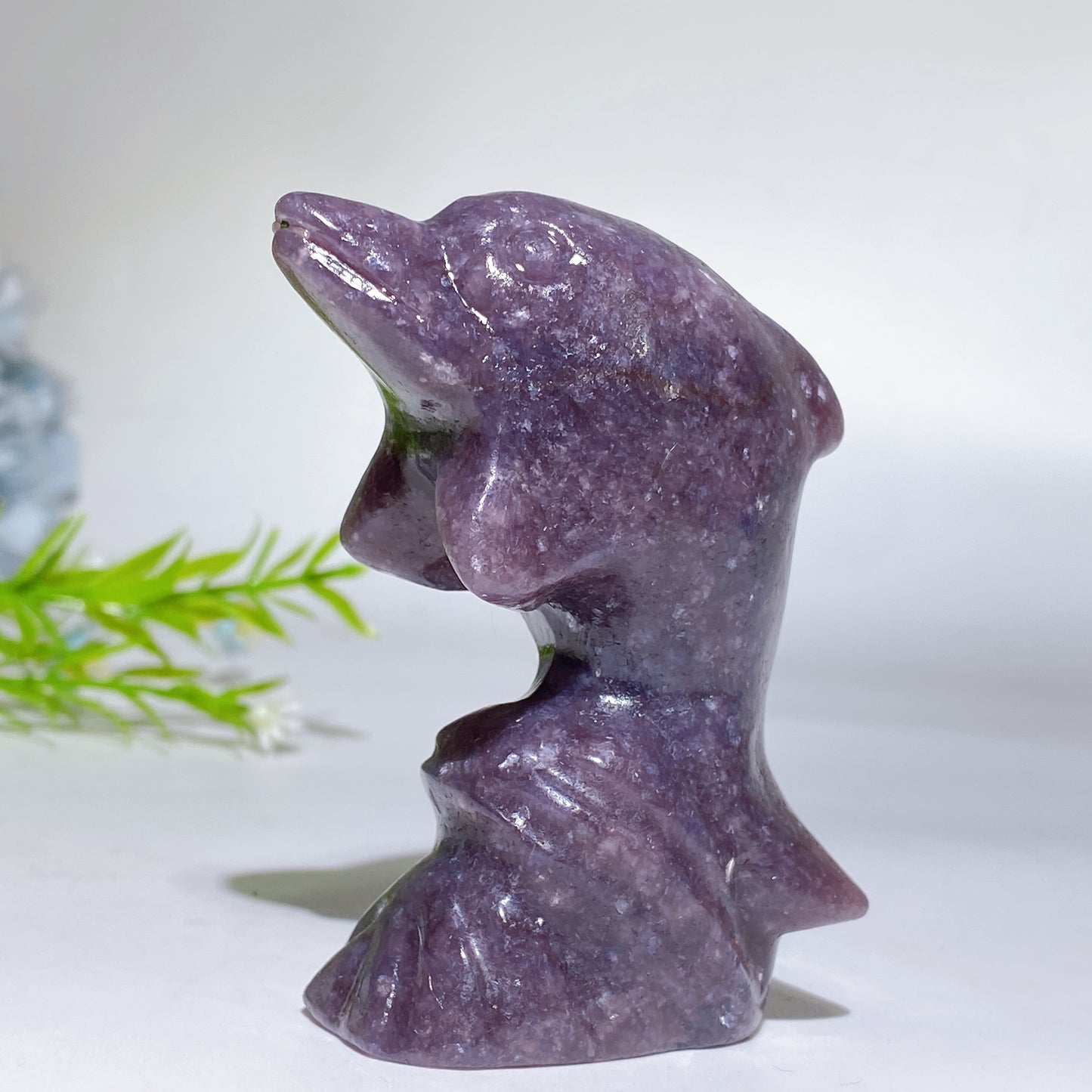 3.0" Crystal Dolphin Carving Crystal Healing Bulk Wholesale