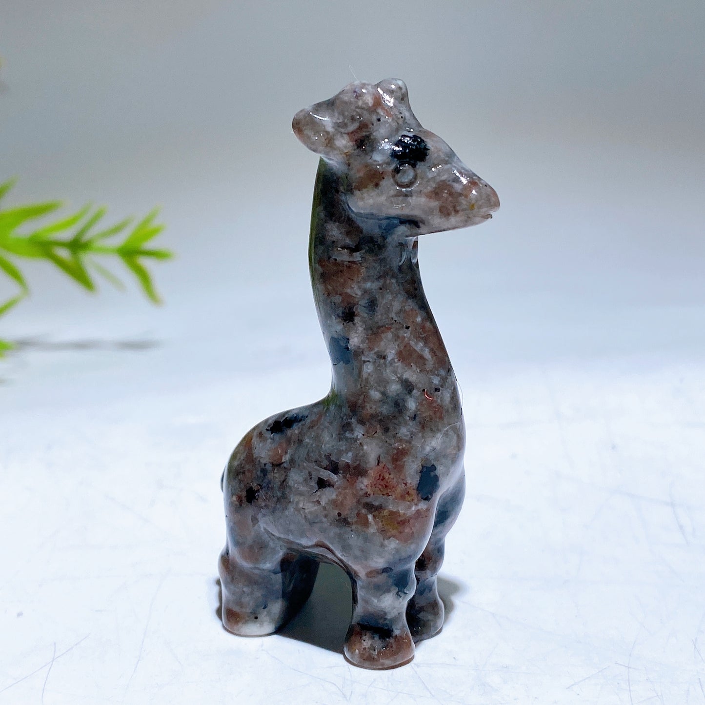 2.4" Natural Crystal Giraffe Carving Crystal Healing Bulk Wholesale