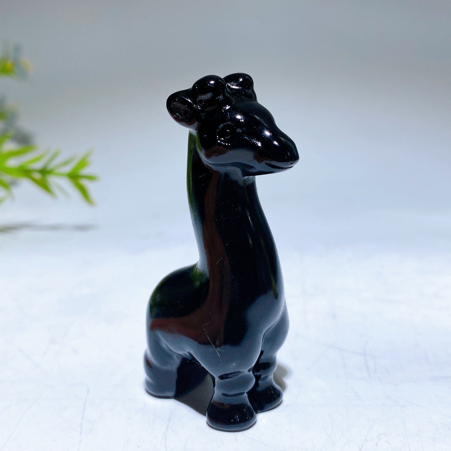 2.4" Natural Crystal Giraffe Carving Crystal Healing Bulk Wholesale