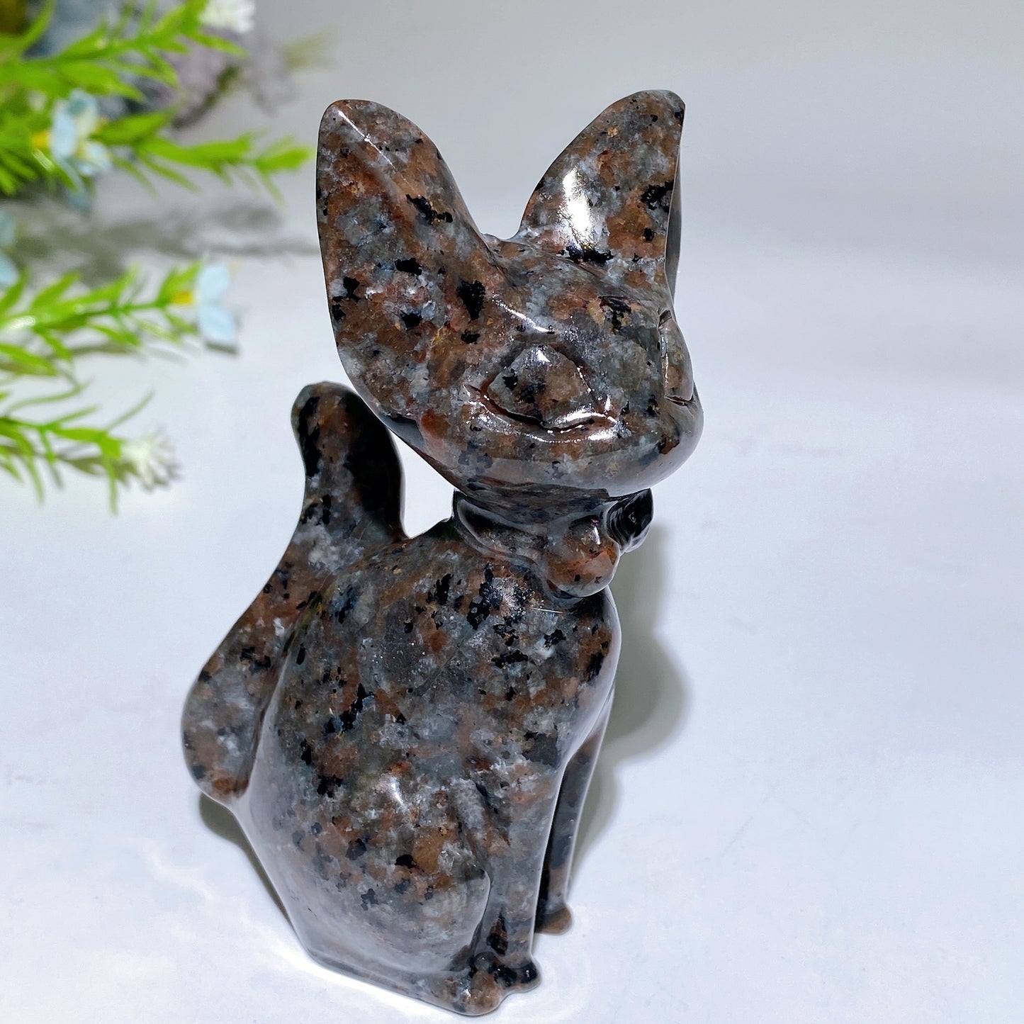 3.9" Crystal Cat Carving Crystal Healing Bulk Wholesale